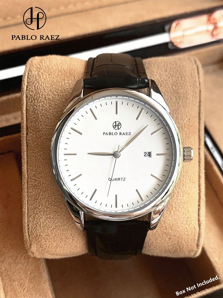 BROWN LETHER STAP SLIM DAIL WATCH ON SALE